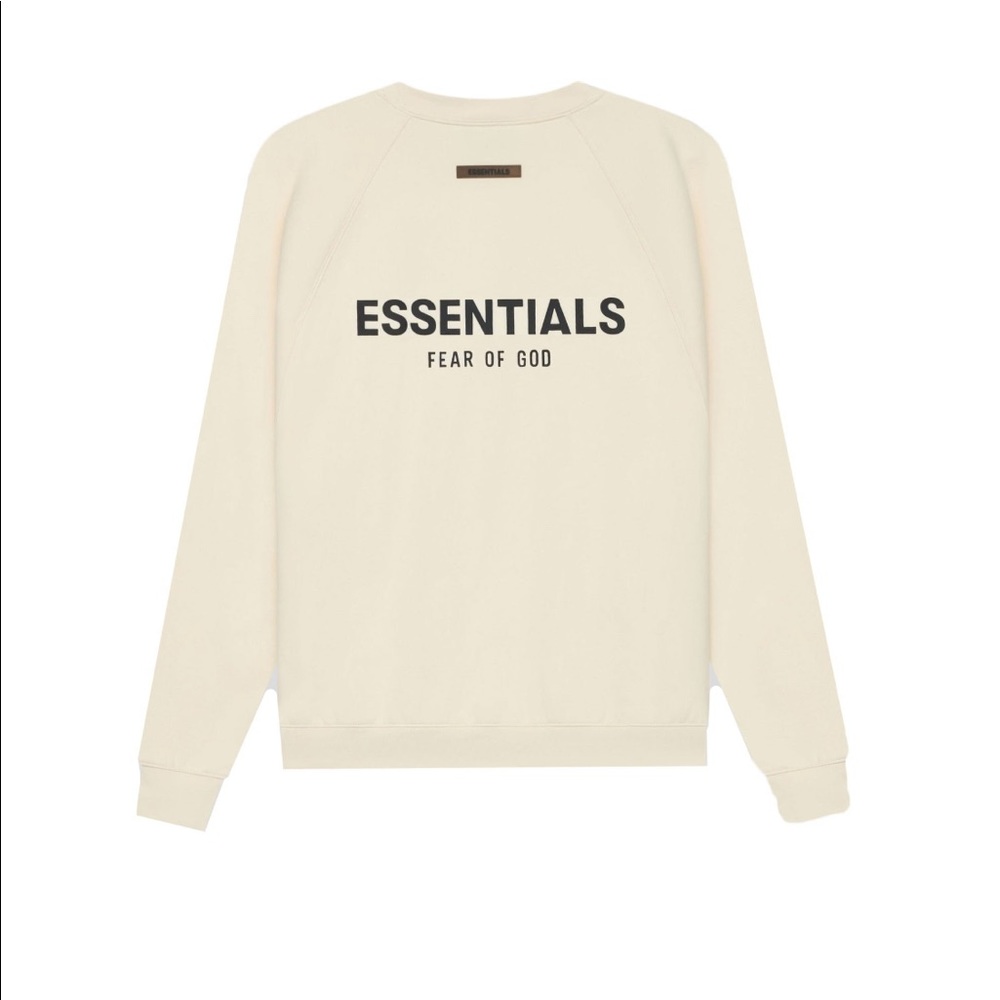 Fear of God Essentials Cream Crewneck 2021 - Picture 5 of 6